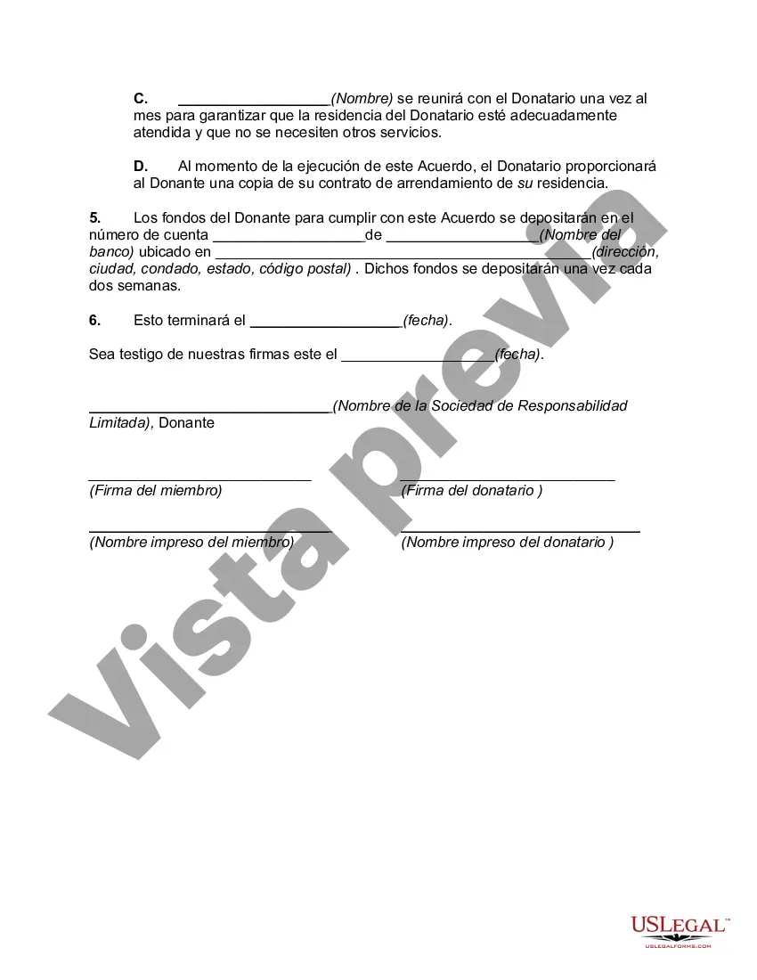 Preview Acuerdo de Obsequios Condicionales