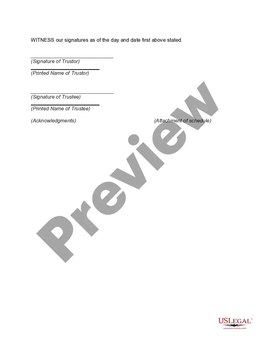 Get Irrevocable Trust for Lifetime Benefit of Trustor with Power of Invasion in Trustor Preview Irrevocable Trust for Lifetime Benefit of Trustor with Power of Invasion in Trustor