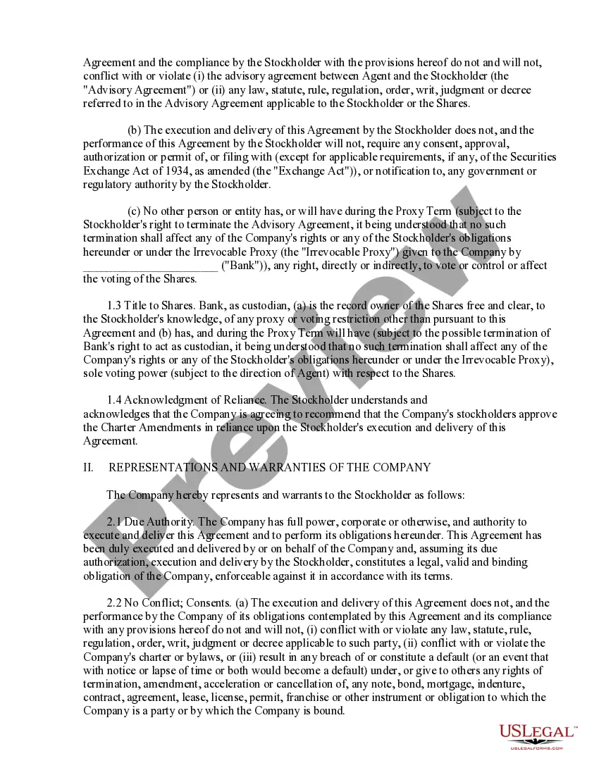 Get Proxy Agreement Preview Proxy Agreement