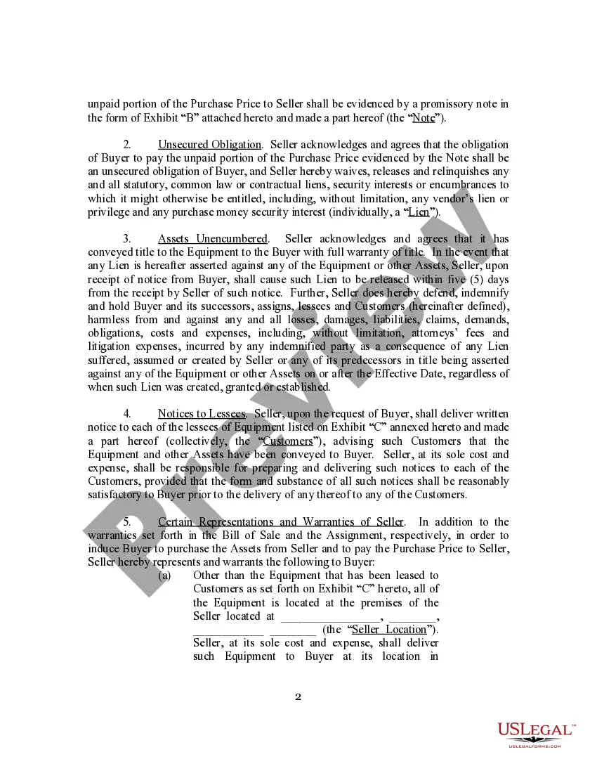 Get Sample Agreement Re Sale of Corporate Equipment Preview Sample Agreement Re Sale of Corporate Equipment