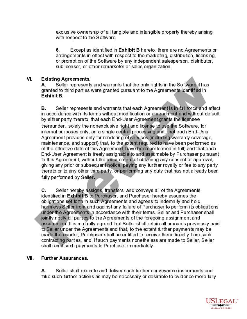 Preview Software Acquisition Agreement