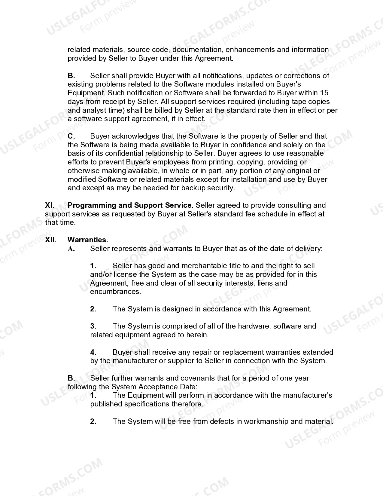 Preview Hardware Purchase and Software License Agreement