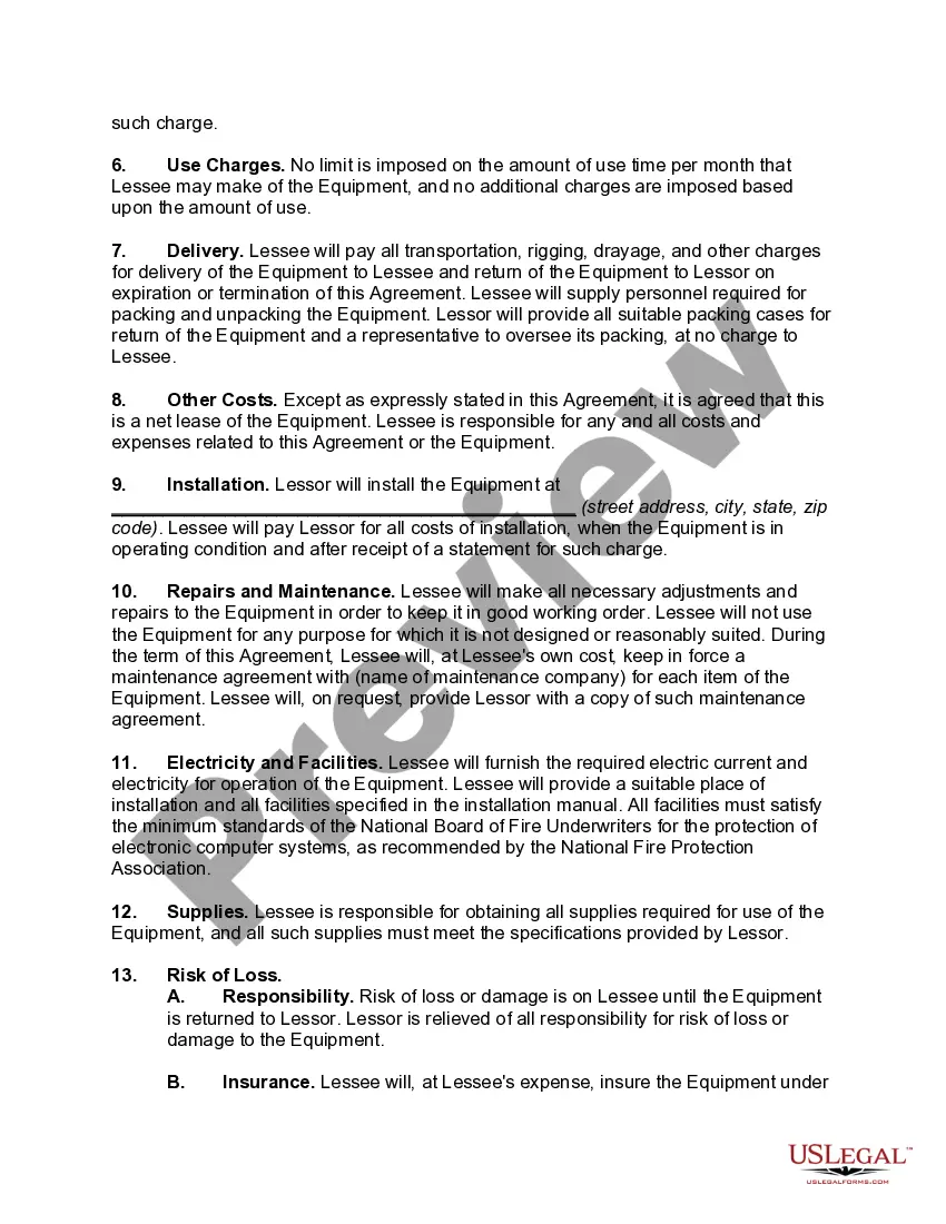 Get Triple Net Lease of Computer Preview Triple Net Lease of Computer