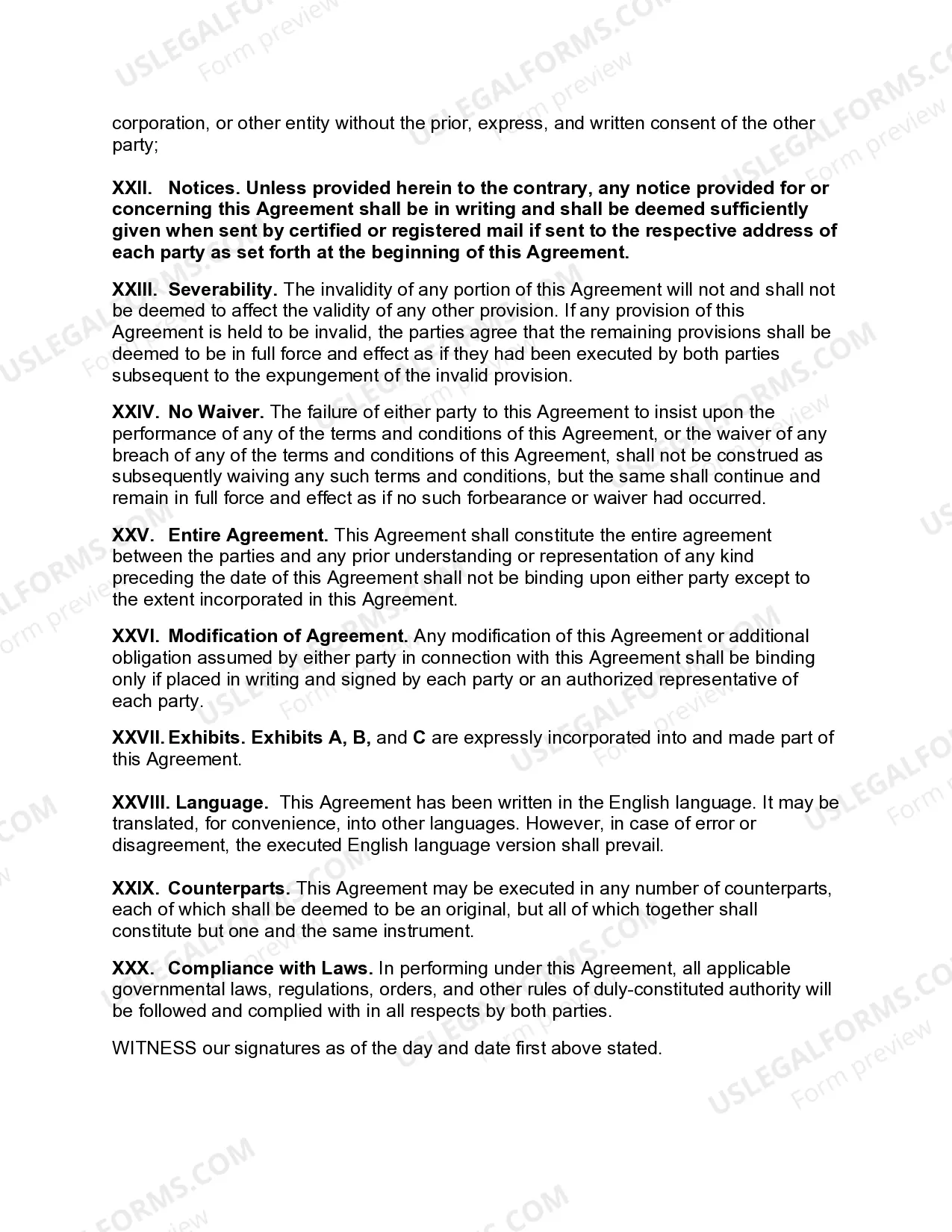 Preview International Distributor Agreement