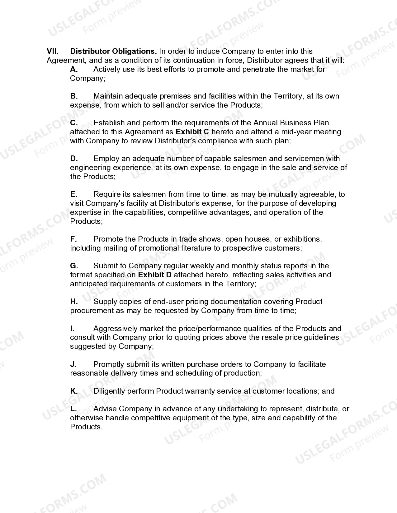 Preview International Distributor Agreement