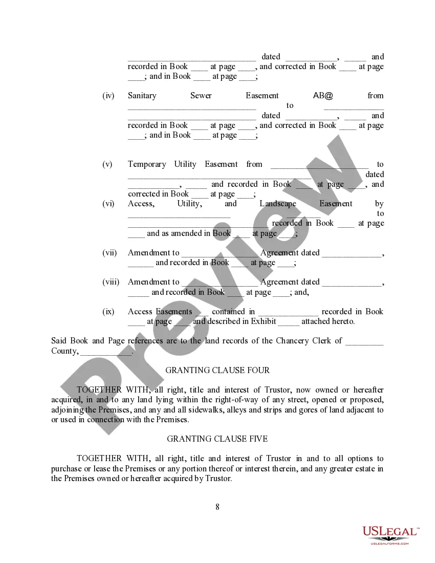 Get Complex Deed of Trust and Security Agreement Preview Complex Deed of Trust and Security Agreement