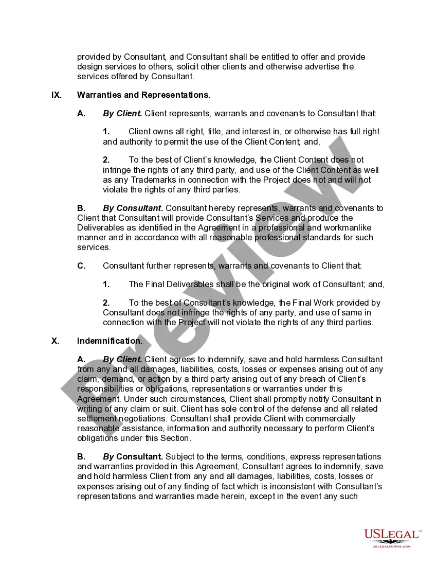 Preview Agreement for Marketing Services