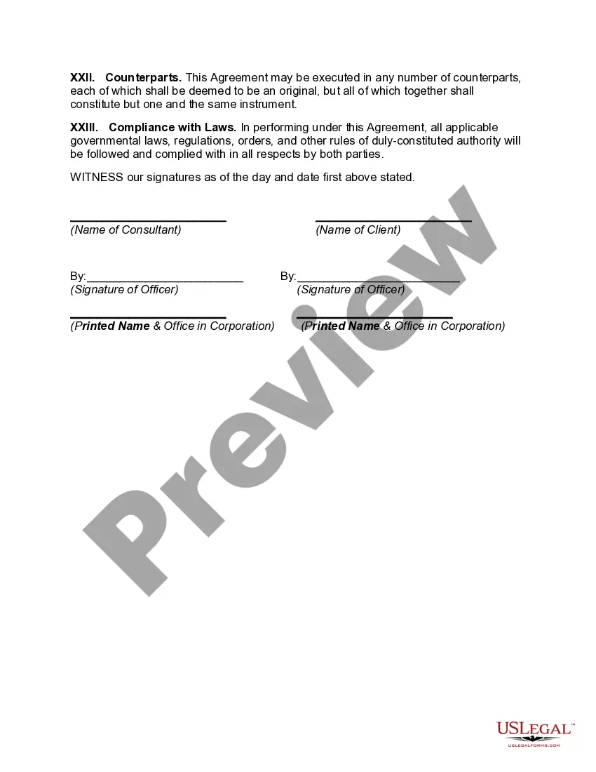 Preview Agreement for Marketing Services