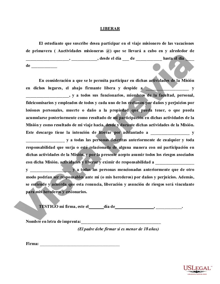 Preview Comunicado sobre viaje misionero