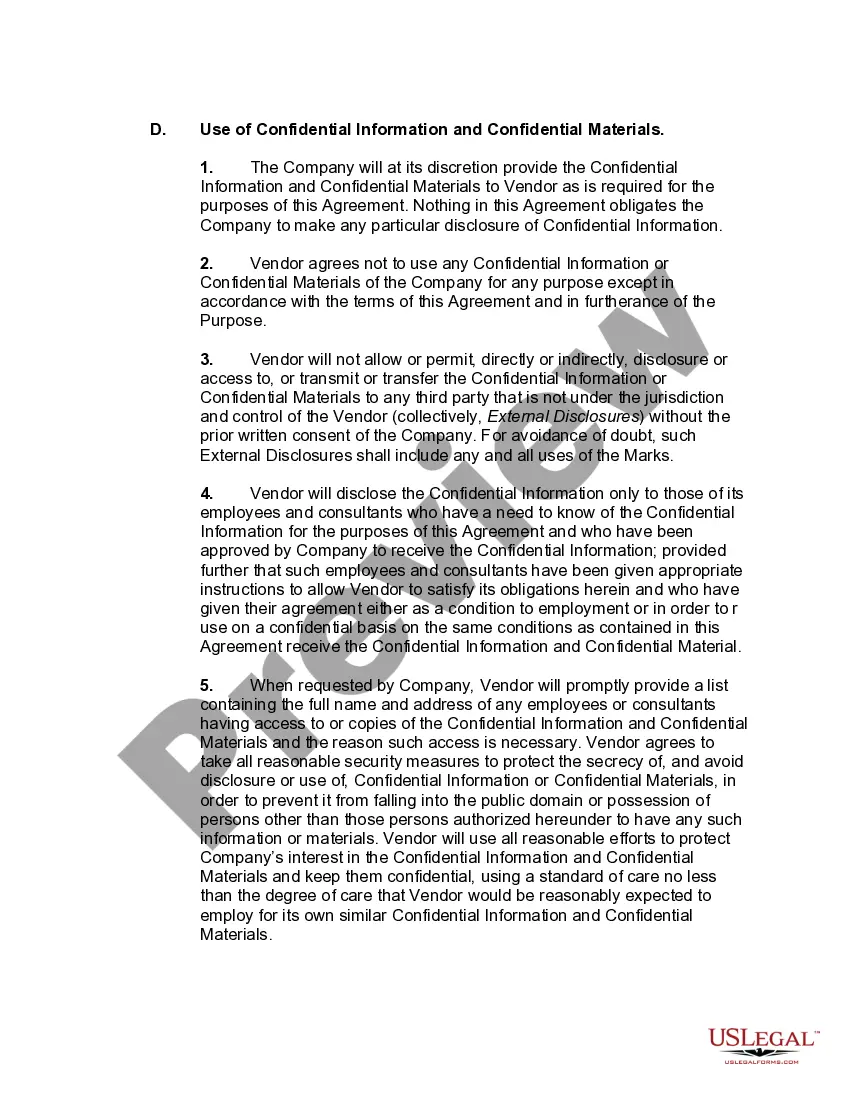 Preview Website Services Agreement