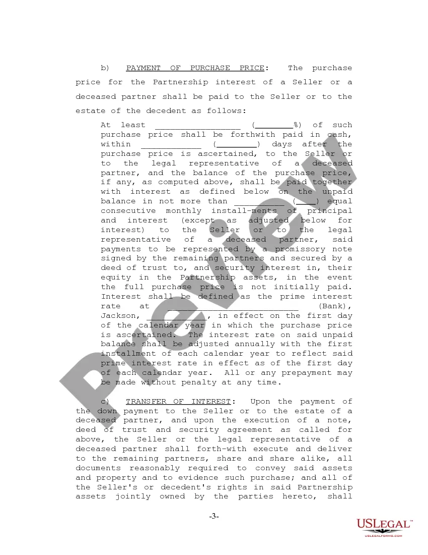 Preview Partnership Agreement for Profit Sharing