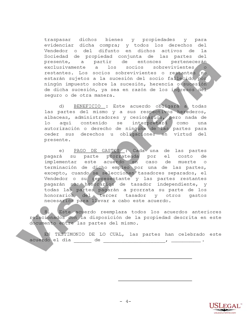 Preview Acuerdo de Sociedad para Corporación