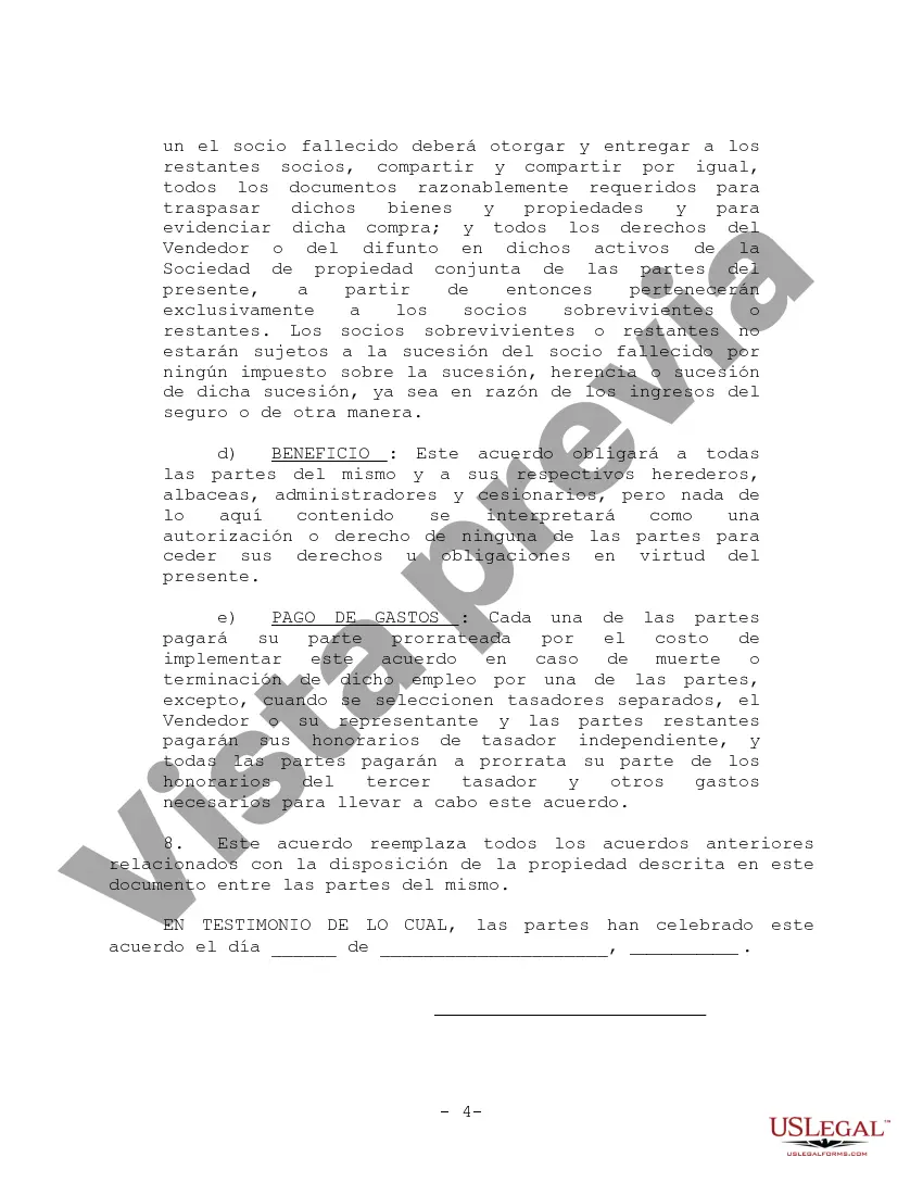 Preview Ejemplo de acuerdo básico de sociedad