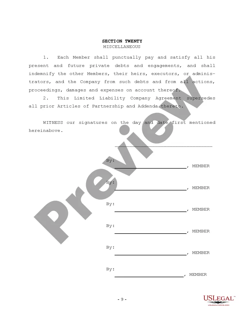Get LLC Operating Agreement for Single Member Preview LLC Operating Agreement for Single Member