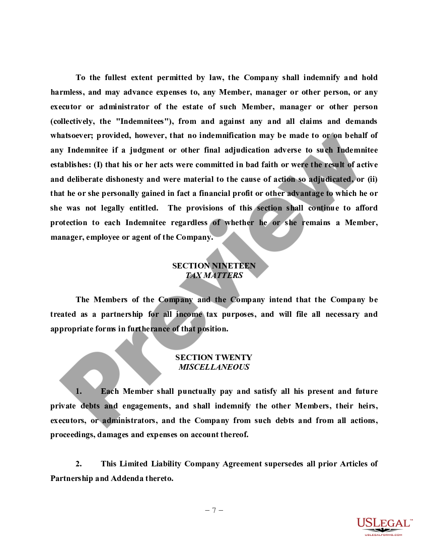 LLC Operating Agreement for S Corp S Corp Operating Agreement