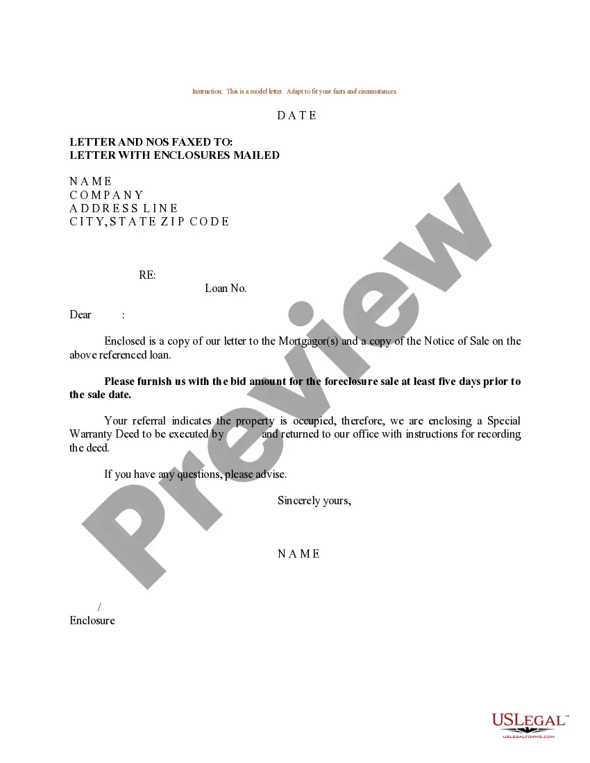 Get Sample Letters - A Package of Sample Letters and Forms for Foreclosure Preview Sample Letters - A Package of Sample Letters and Forms for Foreclosure