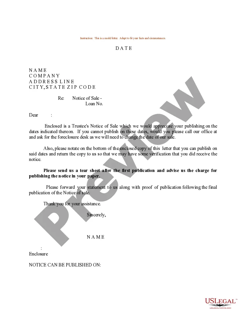 Sample Letters - Foreclosure Legal | US Legal Forms sample-letters-foreclosure-legal-us-legal-forms