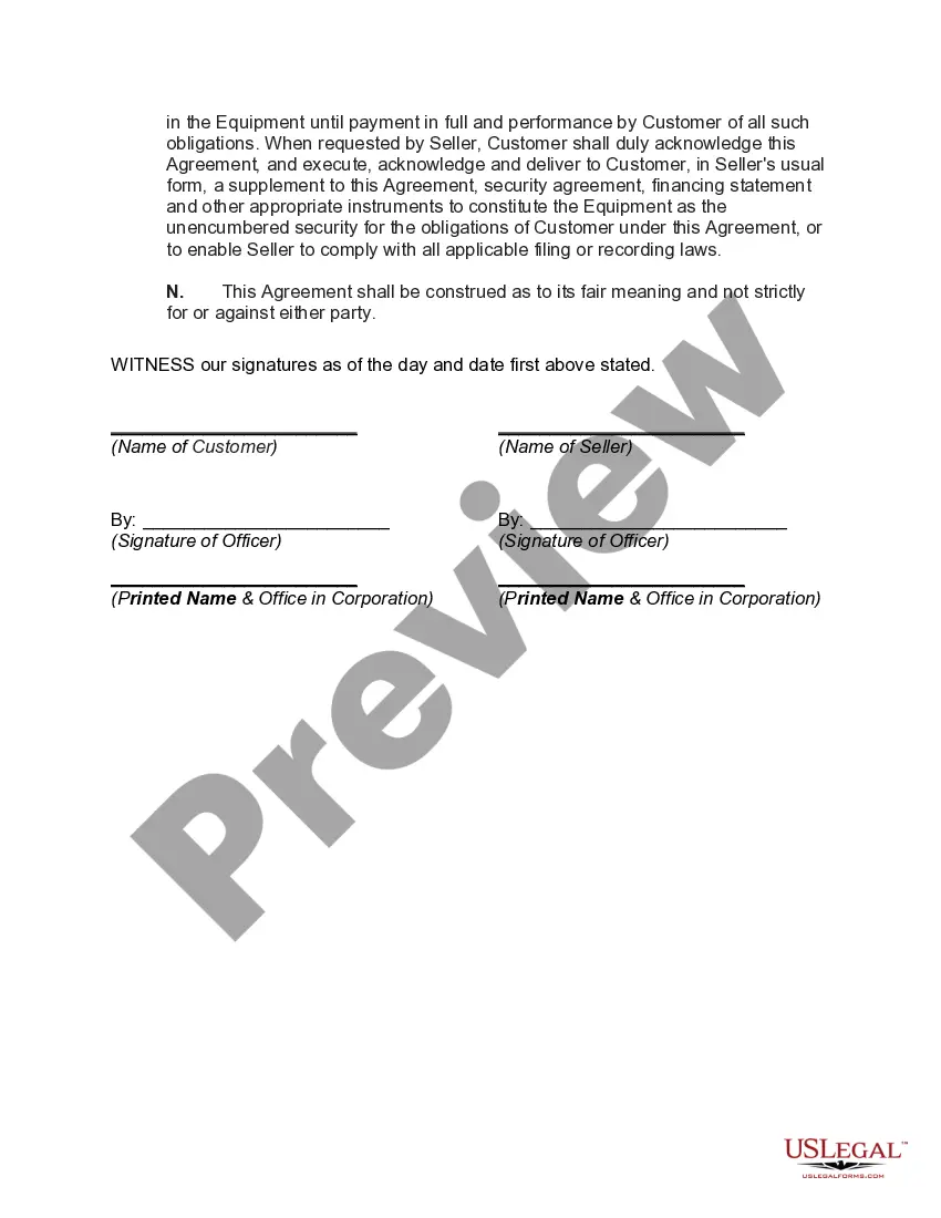 Get Agreement for Sale of Equipment and Related Software Preview Agreement for Sale of Equipment and Related Software