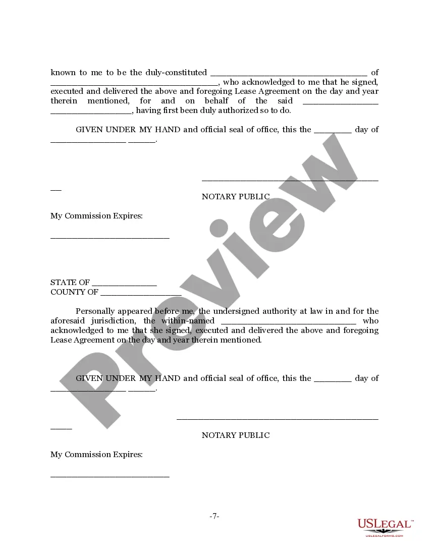 Get Sample Lease for Dance or other Studio Preview Sample Lease for Dance or other Studio