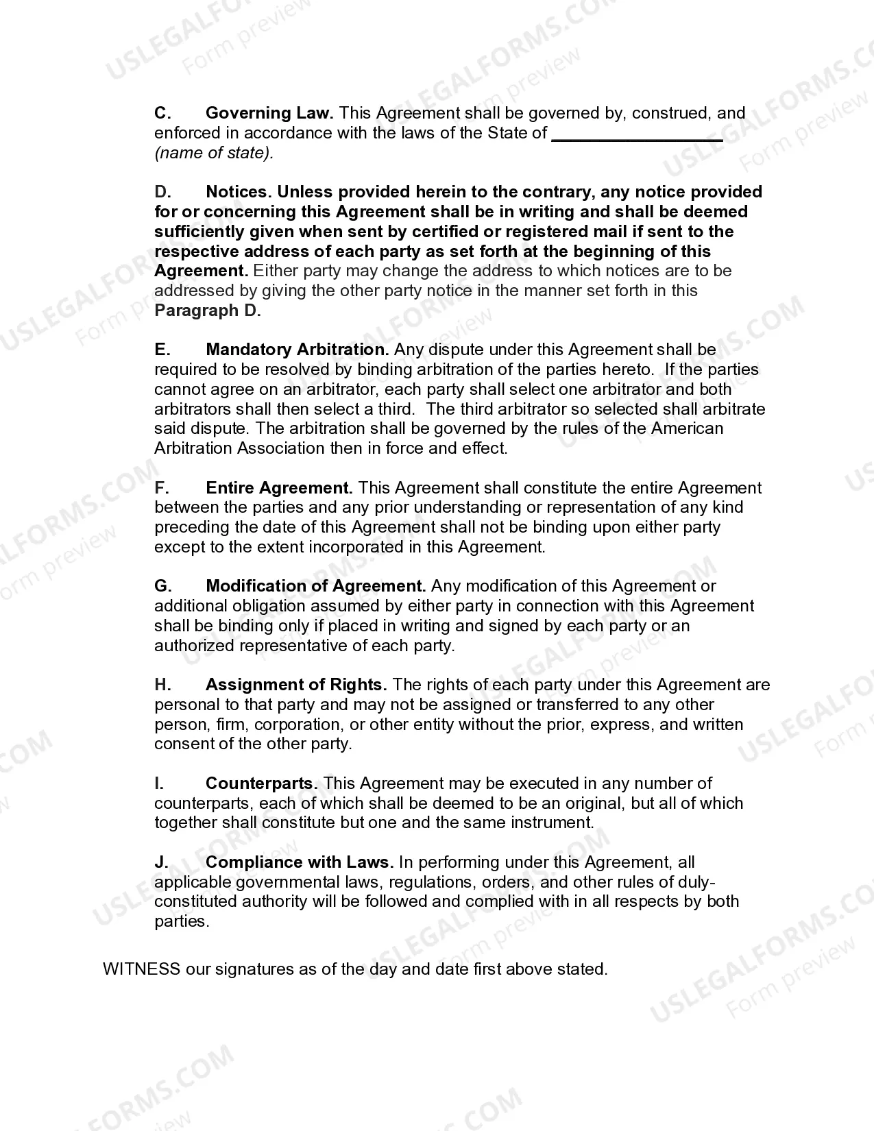 Preview Employment Agreement for Bookkeeper