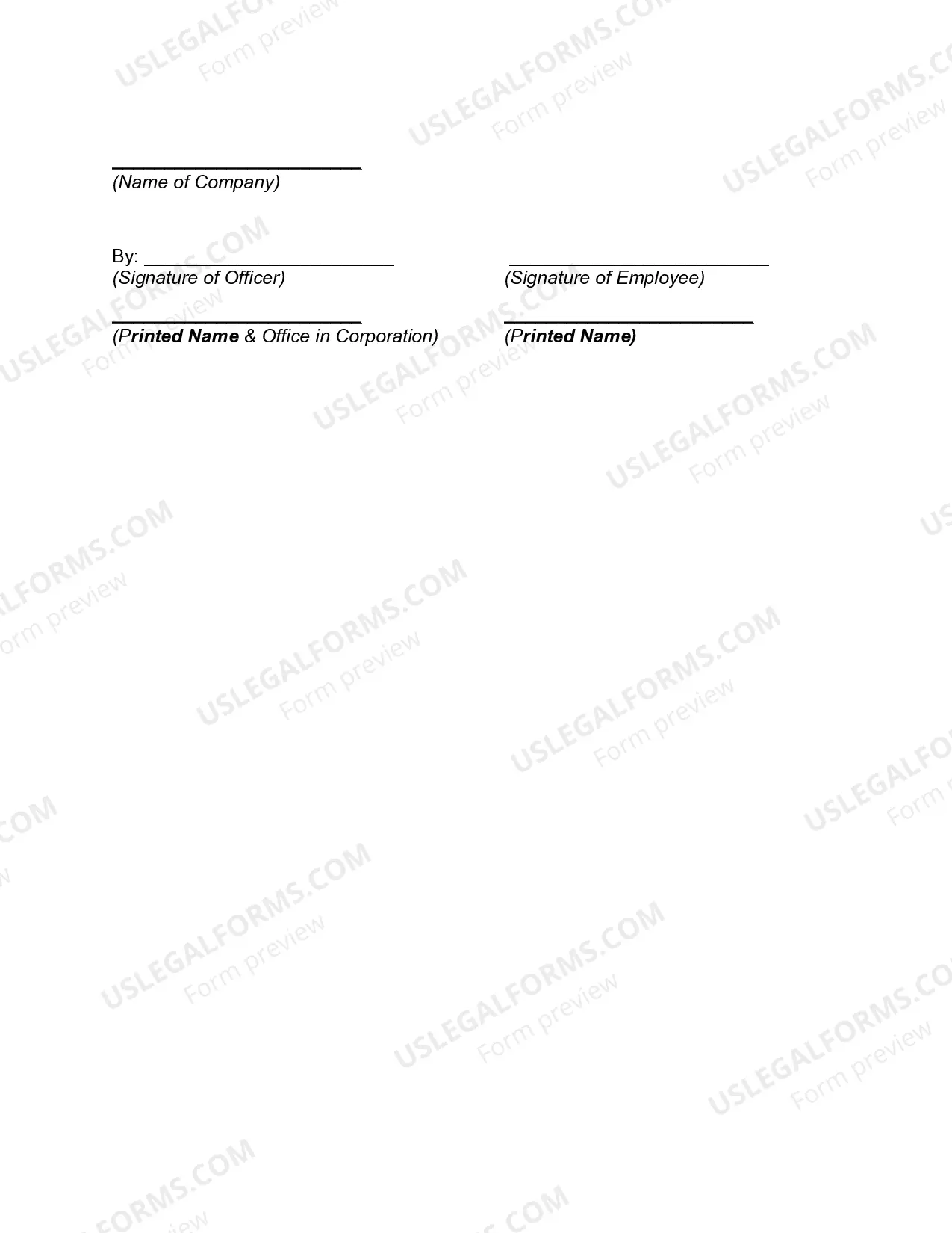 Preview Employment Agreement for Bookkeeper