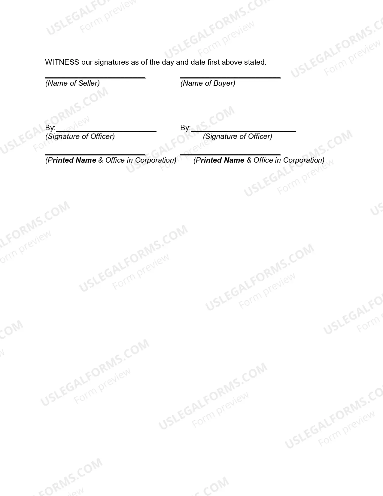 Preview Jobber Agreement for Sale of Goods