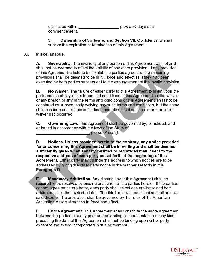 Get Software Development Agreement Preview Software Development Agreement