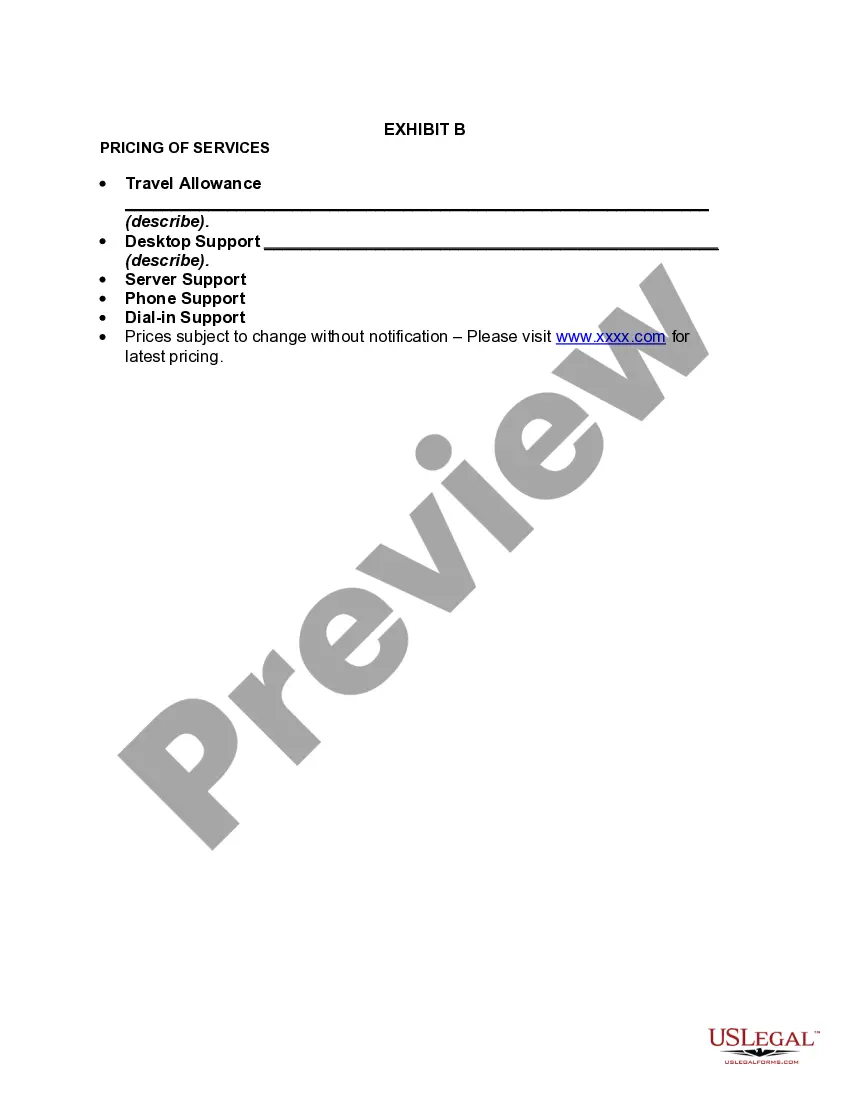 Preview Computer Services Agreement