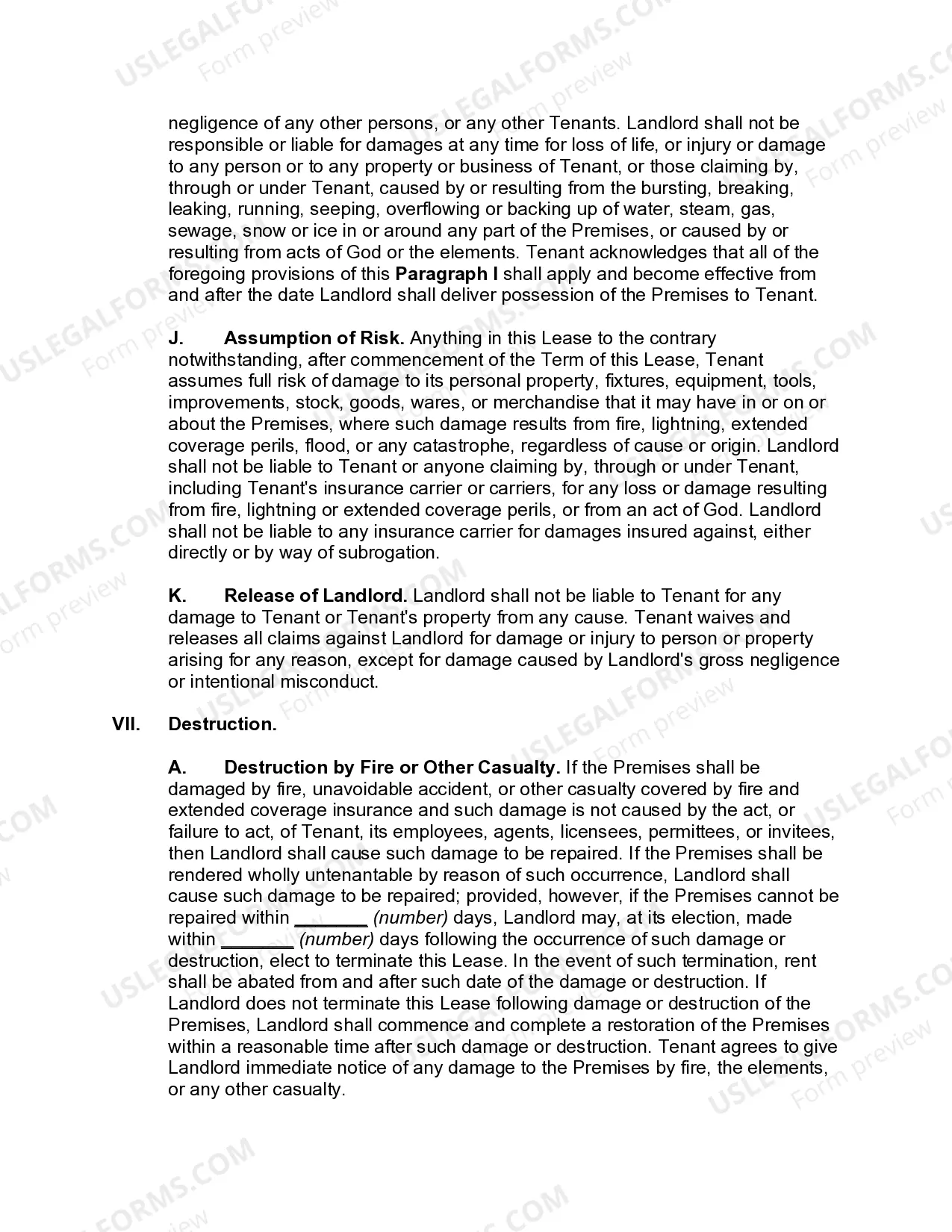 Preview Lease of Commercial Building in Office Park