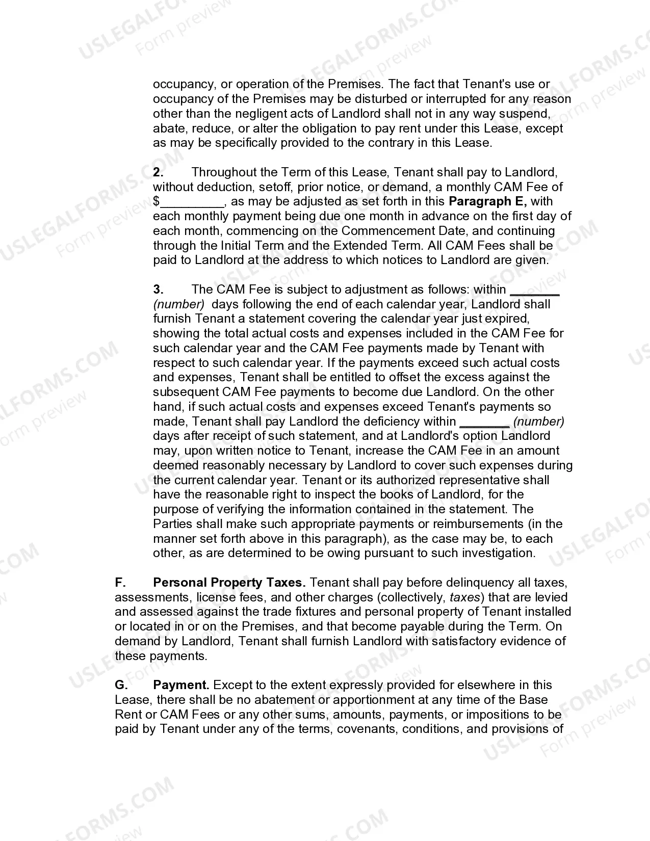 Preview Lease of Commercial Building in Office Park