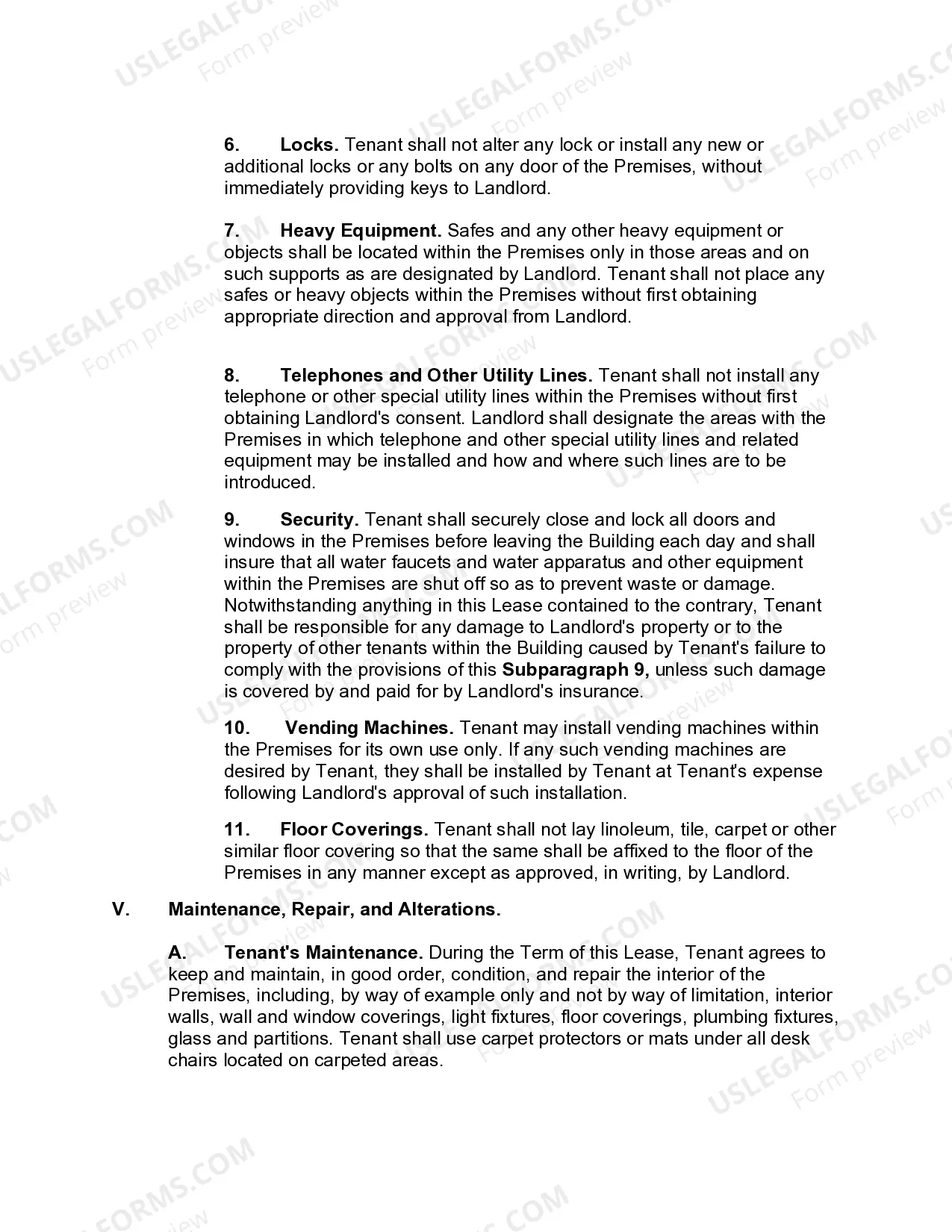 Preview Lease of Commercial Building in Office Park