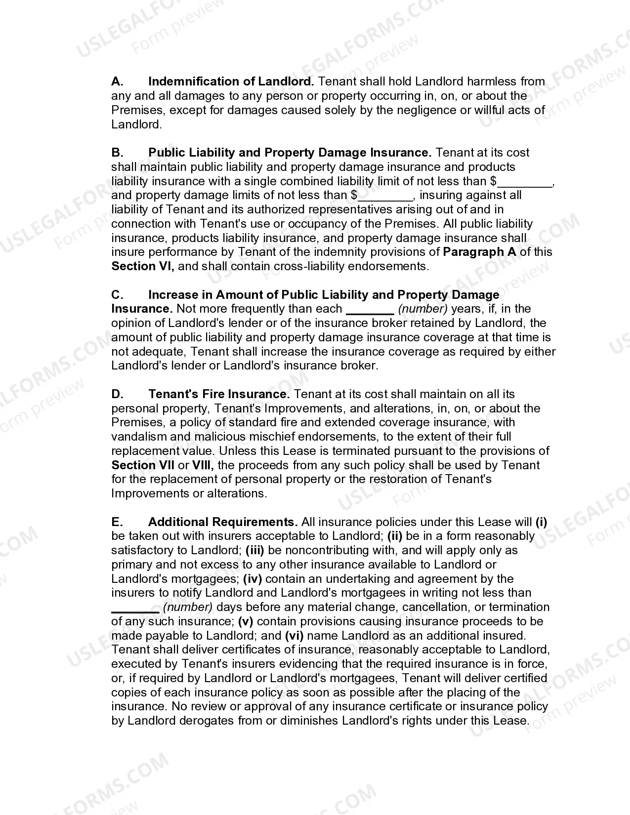 Preview Lease of Commercial Building in Office Park
