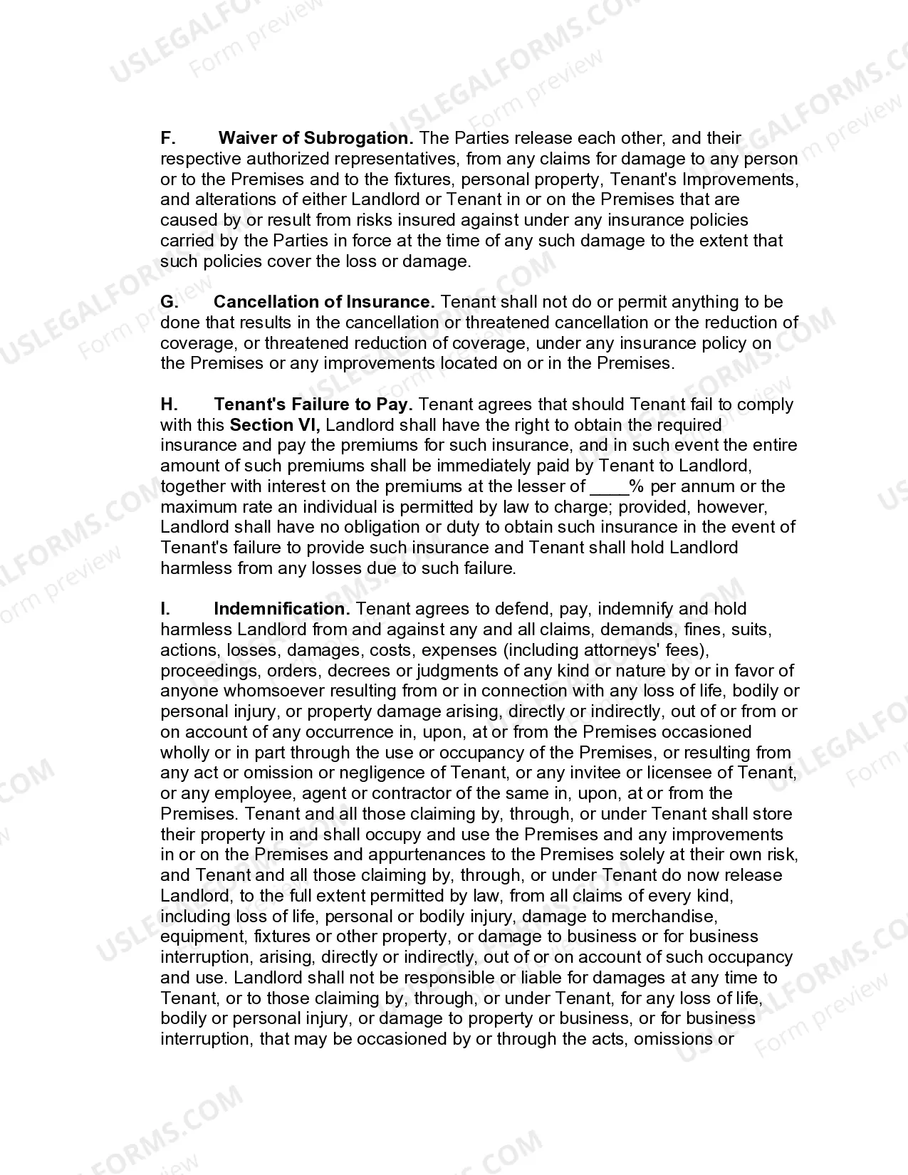 Preview Lease of Commercial Building in Office Park