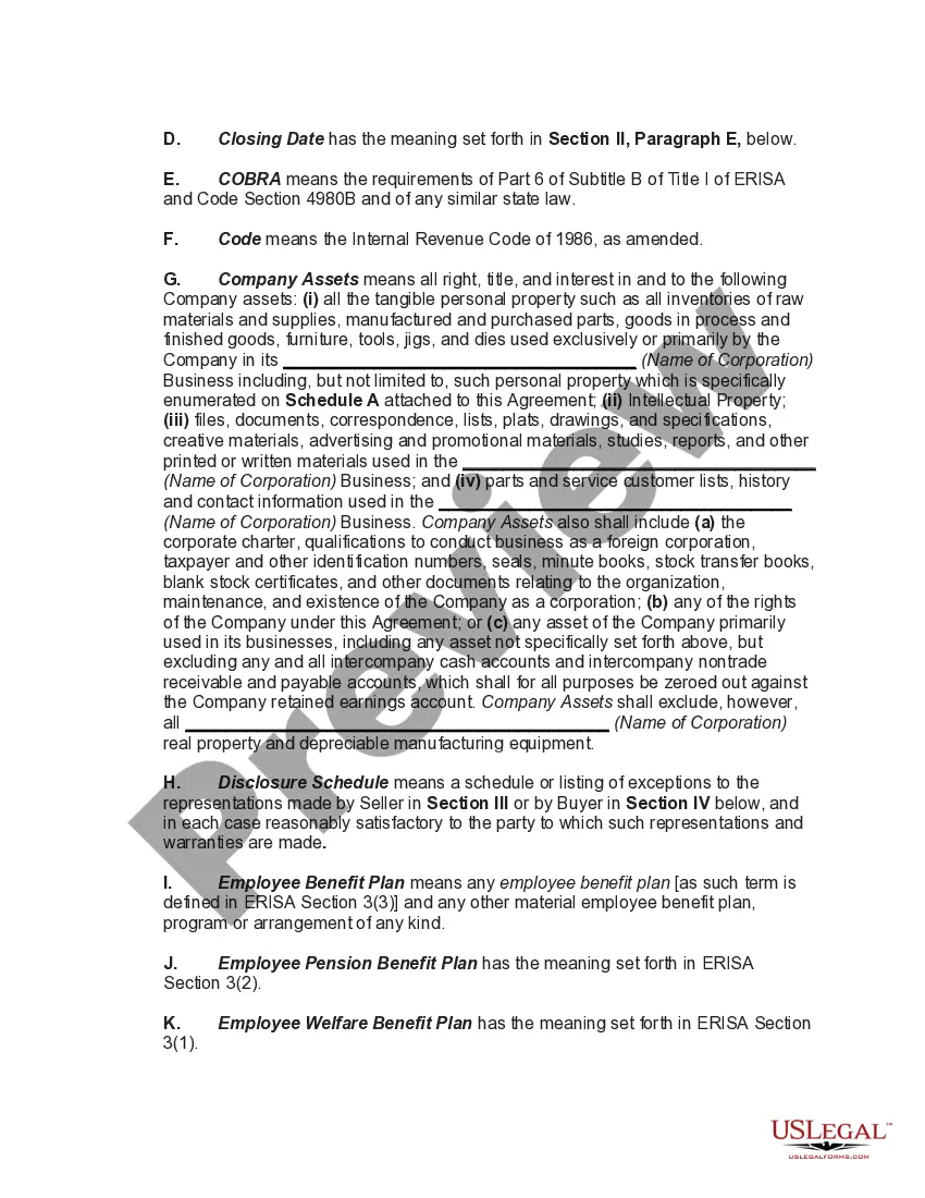 Preview Acquisition of S Corporation (Stock Purchase Agreement) -- Seller is Sole Owner of all Shares of Corporation