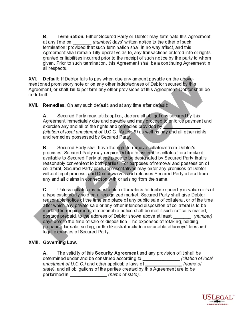 Get Security Agreement in Inventory, Accounts Receivable, Chattel Paper, and Instruments Preview Security Agreement in Inventory, Accounts Receivable, Chattel Paper, and Instruments