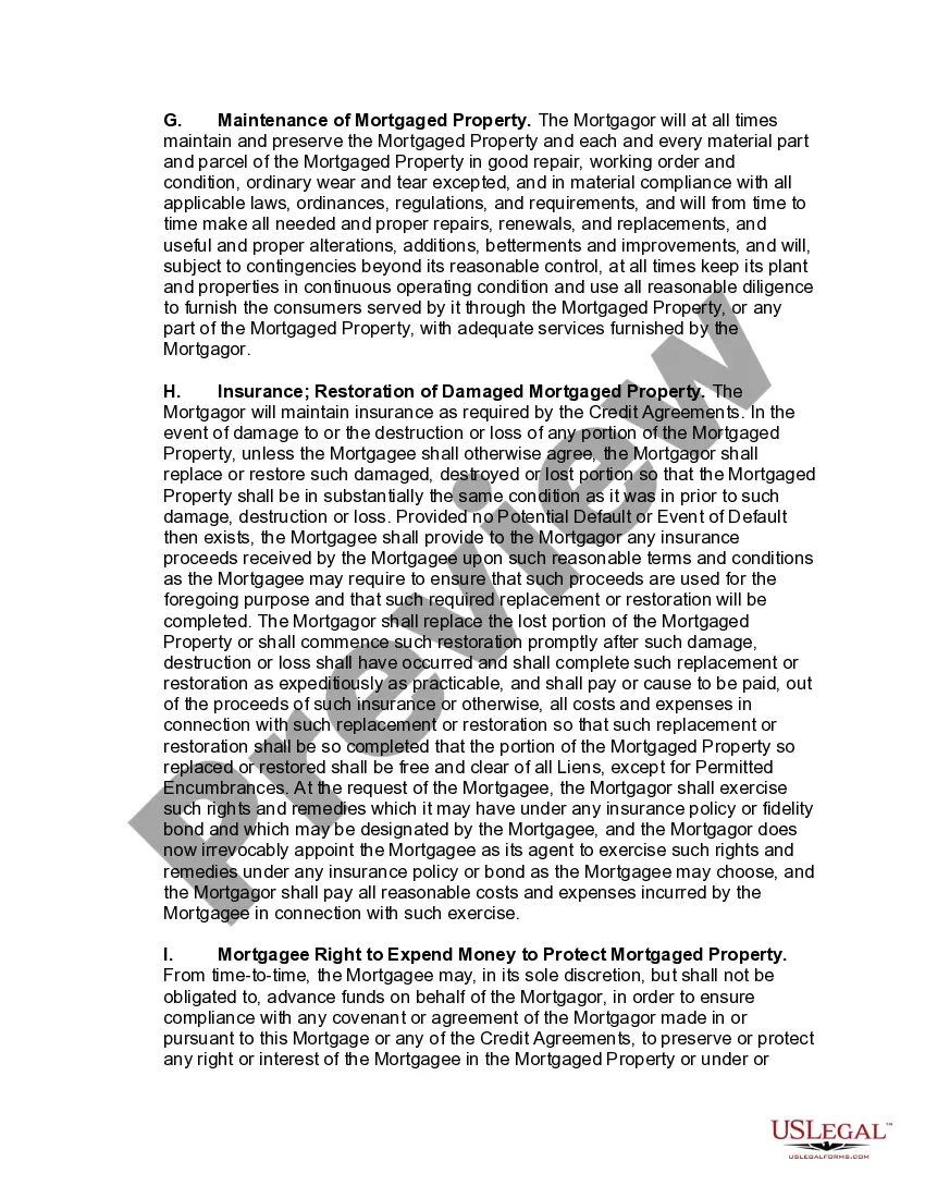 Preview Mortgage, Assignment of Rents and Profits, and Fixture Financing Statement Securing Revolving Line of Credit