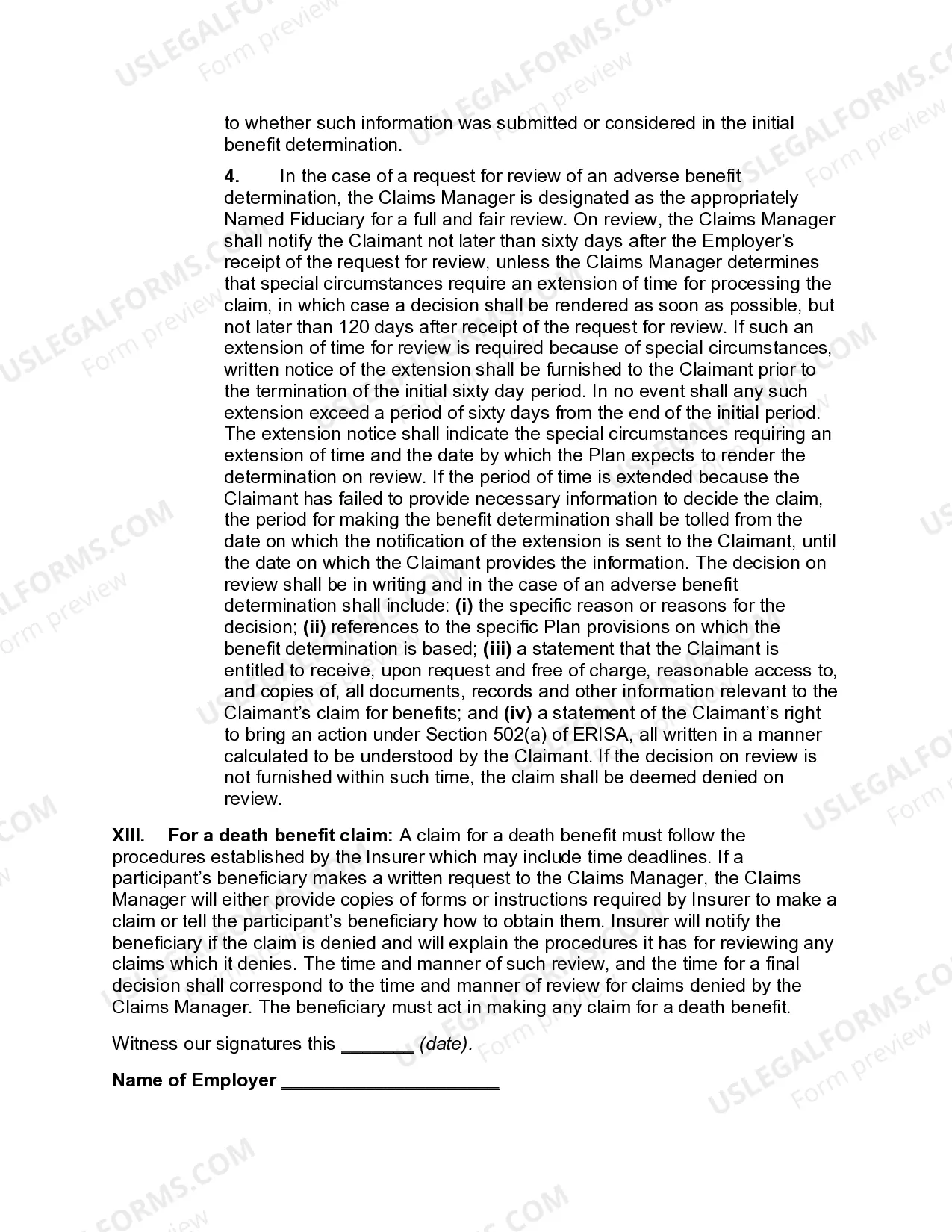 Preview Split-Dollar Insurance Agreement (Endorsement Method)