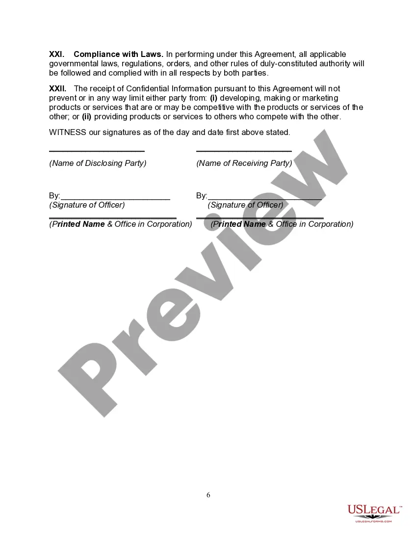 Get Agreement Not to Disclose Information During Negotiations Preview Agreement Not to Disclose Information During Negotiations
