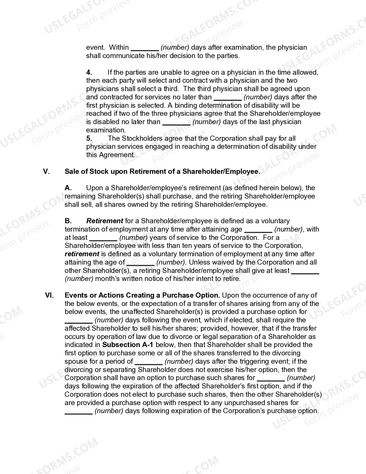 Preview Corporate Cross Purchase Agreement