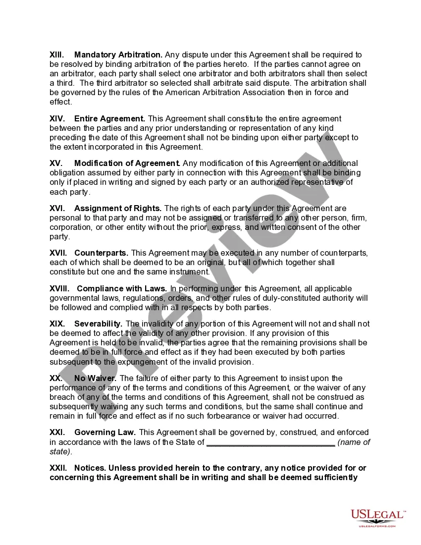 Preview Cross-Purchase Buy-Sell Agreement with Life Insurance to Fund Purchase of Deceased Partner's Interest -- Trustee to Administer Life Insurance Funds