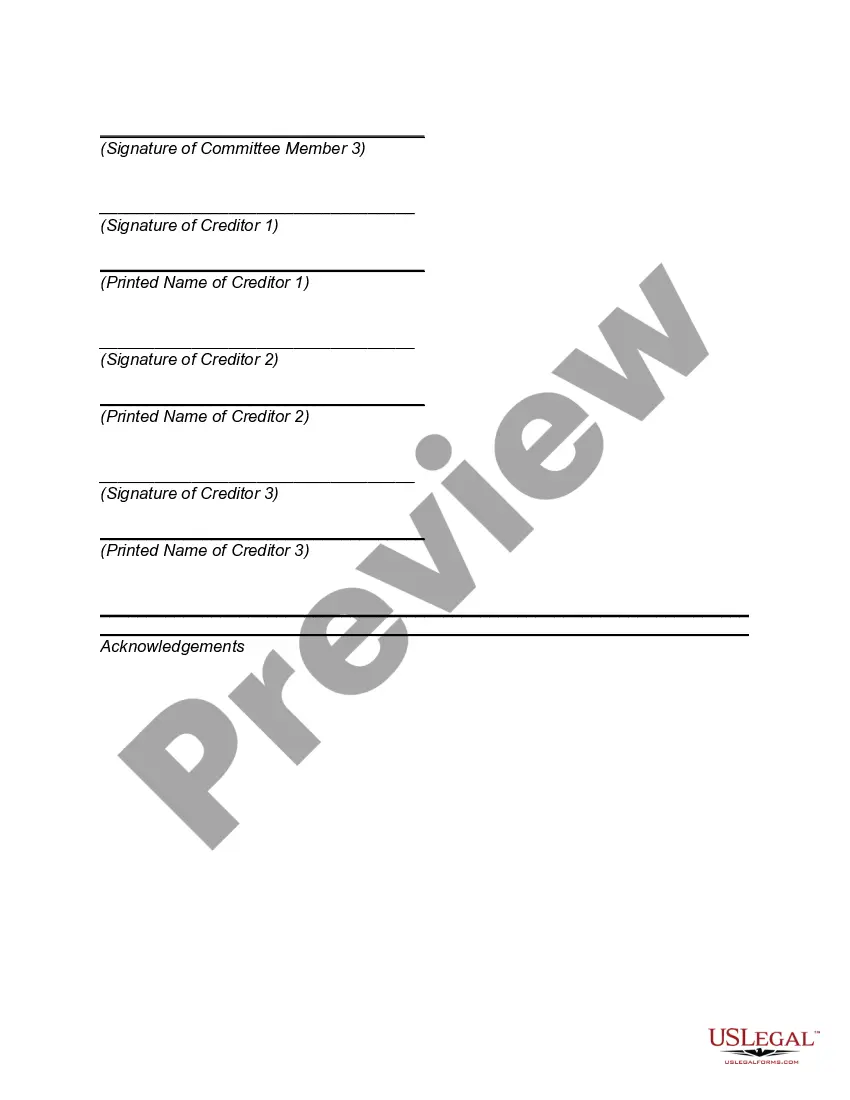 Preview Composition with Creditors -- Debtor to Carry on Business under Inspection by Creditors' Committee -- Transfer to Committee of Real Estate of Debtor