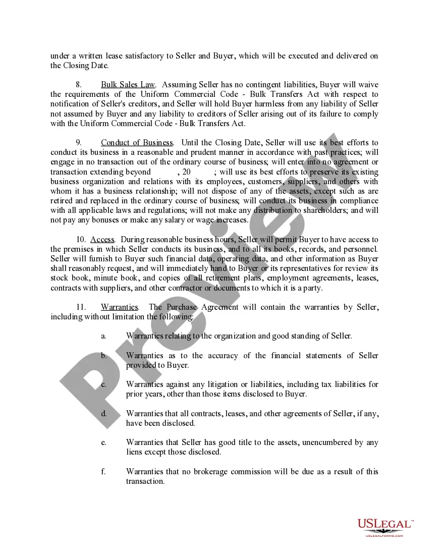Get Sample Letter for Outline of Proposal to Purchase Certain Assets by the Buyer Preview Sample Letter for Outline of Proposal to Purchase Certain Assets by the Buyer