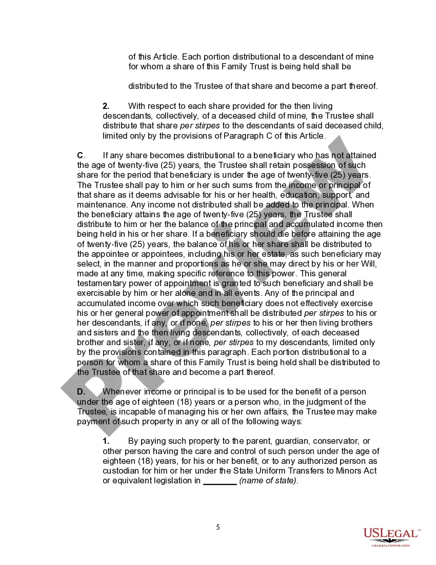 Get Will with Marital Deduction and Bypass Trust Preview Will with Marital Deduction and Bypass Trust