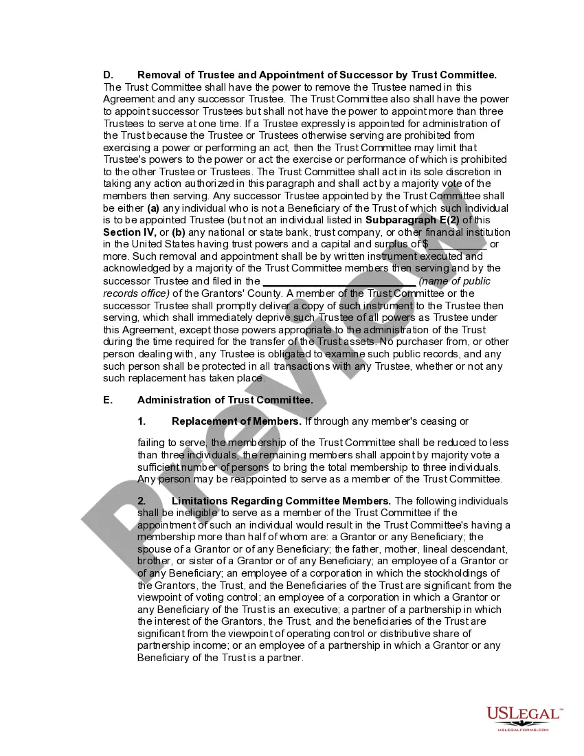 Preview Multiple Trusts for Children -- Trust Agreement for Minor Qualifying for Annual Gift-Tax Exclusion