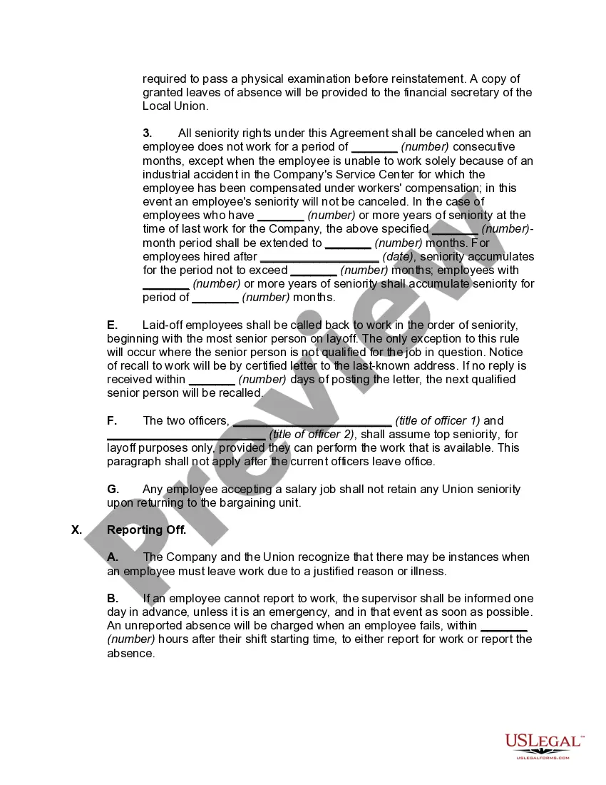 Preview Collective Bargaining Agreement between Owner of Distribution Center and Employee Union