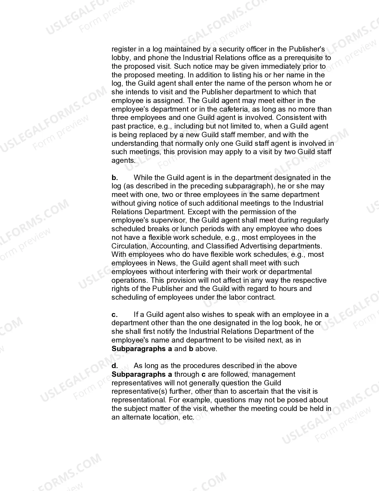 Preview Collective Bargaining Agreement Between Newspaper Publisher and Employee Union