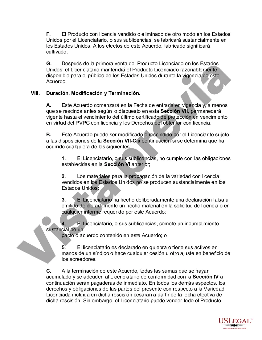 Preview Acuerdo de licencia de planta