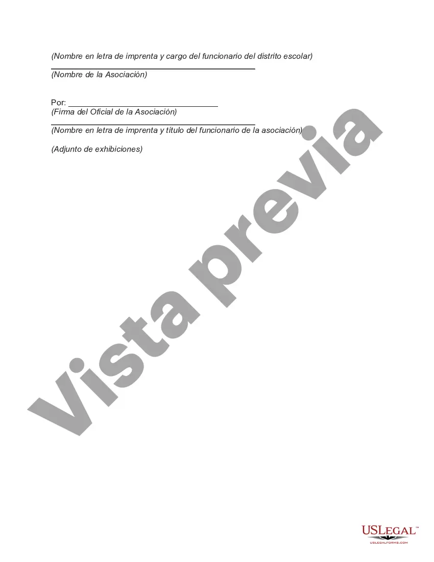 Preview Acuerdo de negociación colectiva entre el distrito escolar y la asociación de maestros de la comunidad