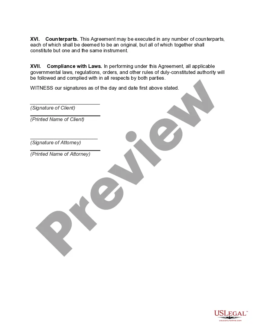 Get Contract to Employ Attorney on a Fixed Fee Basis Preview Contract to Employ Attorney on a Fixed Fee Basis