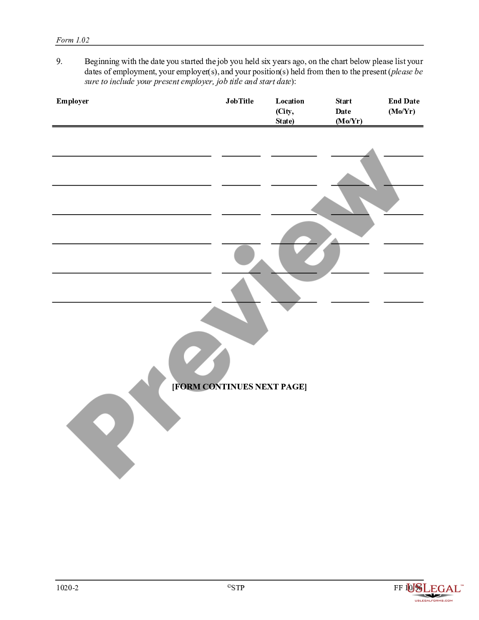 page 1 Controlling Persons Questionnaire preview